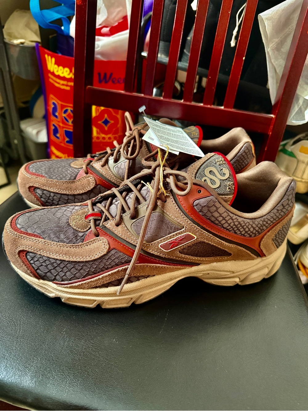 The Reebok Premier Trinity "Year of the Wood Snake size 11